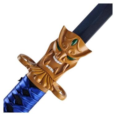 Imagem de Katana Oni Skin Do Jogo Valorant Azul Tamanho Real Em Aço - GS