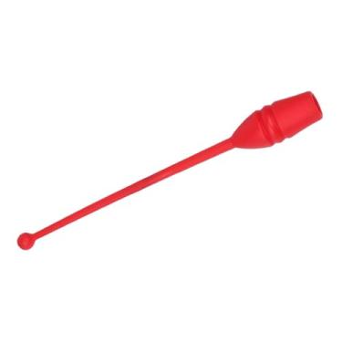 Imagem de Fenteer Poste de Ginástica Rítmica, Bastões de Ginástica Artística, 45cm, Aparelho de Treinamento para Crianças e Apresentações de Palco, Vermelho