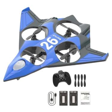 Imagem de Dynwave Avião de Controle Remoto RC, Leve, com Giro de 360°, Planador RC, Aeronave de Asa Fixa para Iniciantes, Adolescentes e Crianças, 2 Baterias