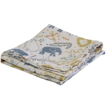 Imagem de Fralda Estampada Arti In Panno Safari 100% Algodão | 70cm x 70cm | Arti In Panno