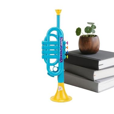 Imagem de Trompete Musical Infantil Brinquedo de Instrumentos Musicais - Favor de Festa Realista,Brinquedo Educativo de Natal para Escola Jardim de Infância - Presente para Meninas e Meninos em Viagens e Ano No