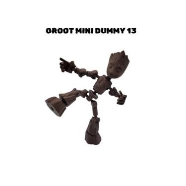 Imagem de Boneco Groot 13 Mini - Dummy Boneco Articulado Action Figure Brinquedo
