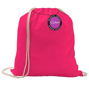 Imagem de Mochila tipo Saco Gym Sack em Algod�o e Poli�ster Hand TopGet (Rosa)