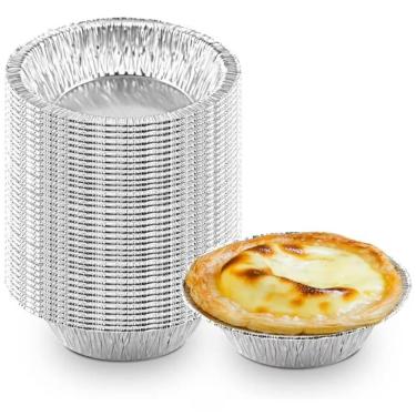 Imagem de Kit 250 Forma De Alumínio Descartável 42ml 74x20mm Para Mini Empadas C18 Colb