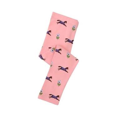 Imagem de Calças Leggings Com Estampa De Unicórnio Para Meninas 2-7T, Calças Ski