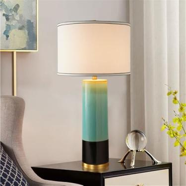Imagem de Luxo Contemporâneo Lâmpada De Mesa De Cerâmica LED Criatividade Americana Sala De Estar Quarto Estudo Villa Hotel Cama Mesa Luz (Estilo 188)