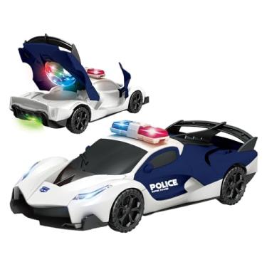 Imagem de Alomejor Carro RC Drift, Carro de Corrida Elétrico Com Luzes LED Musicais, Brinquedo Transformador Giratório de 360 ​​graus para Crianças e Adultos