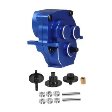 Imagem de JunZheHub Caixa de Engrenagens em Liga de Alumínio Na Escala 1:18 para Carros RC, Compatível com TRX4M, Acessório para Projetos DIY, Azul