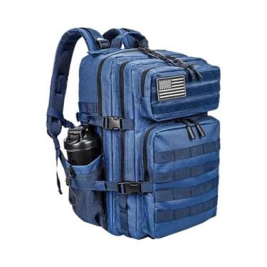 Imagem de Mochila Tática Impermeável De 45L Para Caminhadas Ao Ar Livre Com Supo