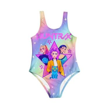 Imagem de Maiô Feminino Kpop Demon Hunter, Peça Única, Verão, Estampa 3D, Moda P