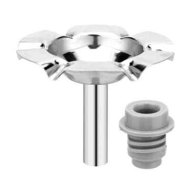 Imagem de Flor Bico com Bico Suporte para 88oz/2,6L Aço Inoxidável Fonte Água Gato, Animal Estimação & Cão Água Potável Dispenser Peças Substituição Acessórios Set Fonte Gatinho