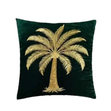 Imagem de LOMYSOALI Capa de almofada de coqueiro, 45,7 x 45,7 cm, fronha decorativa com estampa 2D de um lado para quarto, sala de estar, sofá, carro, escritório, dormitório