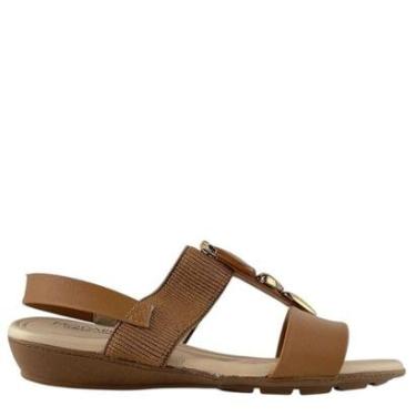 Imagem de Sandália Modare Feminina Casual Estilosa Com Pedrarias-Feminino