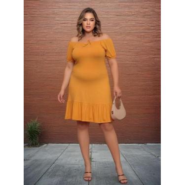 Imagem de Vestido Ciganinha Midi Feminino Casual Diversas Cores - Genérica, Lara