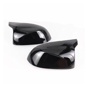 Imagem de Capa Para Espelho Lateral De Carro, Fibra De Carbono/Preto Brilhante, Compatível Com BMW F25 X3 F26 X4 F15 X5 F16 X6 2014-2018(1 set Carbon pattern)