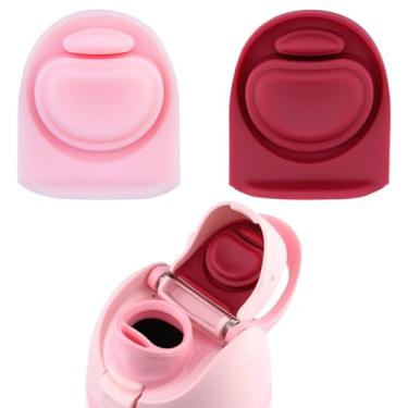 Imagem de BMSQOFD 2 peças de rolha de vedação de borracha de substituição compatível com Owala FreeSip, tampa de vedação superior de garrafa para Owala 16/19/24/32/1,134 g tampa de boca de vedação de silicone