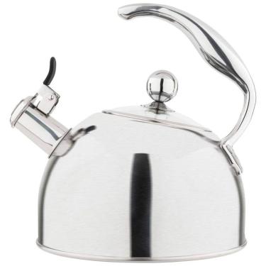 Imagem de Chaleira de Chá 2.6L com Apito, Aço Inoxidável, VIKING 40018 9339SB, Prateado