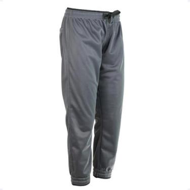 Imagem de Calça Inverno Infantil Helanca Chimpa Flanelada Uniforme 376, Cinza, 1