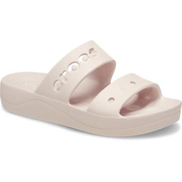 Imagem de Crocs Sandália feminina Baya Platform, Barely Pink, 39/40 EU