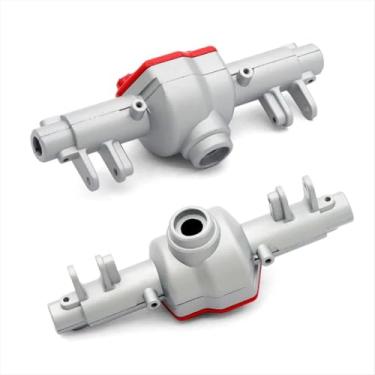 Imagem de MYHWDRNU Peças de carro RC compatíveis com MN para MN128 MN86 G500 1/12 RC Car Upgrades Modification Parts Metal Front and Rear Embly Shell Kit