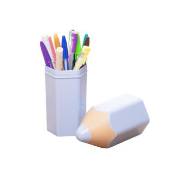 Imagem de Kit de 5 Organizadores 3D Lúdico - Porta-Lápis, Porta-Objetos e Porta- para Mesa, Lembrancinha de Formatura e Presente Prático