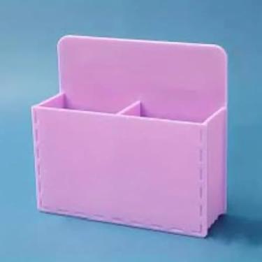 Imagem de Organizador Magnético Porta-Lápis - Suporte de Caneta para Quadro Branco, Geladeira e Superfícies Metálicas, Armazenamento Prático (Roxo)