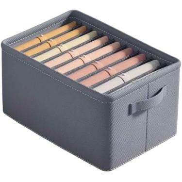 Imagem de Caixa Organizadora com 9 Compartimentos e Divisórias | Multiuso, Resistente e Empilhável | 44 x 25 x 22 cm