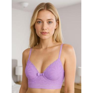 Imagem de Sutiã com Bojo Soutien Renda Elástico de Sustentação na barra - c2 SUT