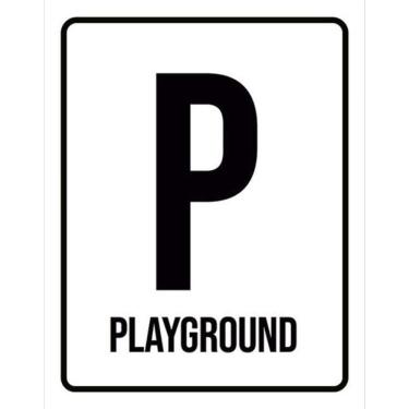Imagem de Kit 3 Placas Setor Playground 36X46