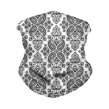 Imagem de Bandana Unissex 3D De Poliéster Sem Costura, Protetor De Pescoço, Cobe