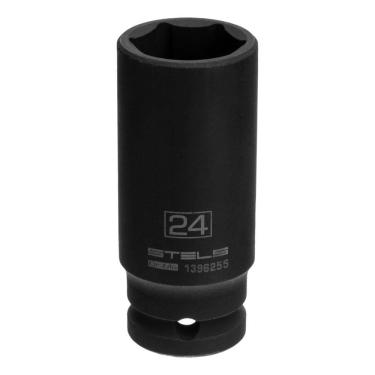 Imagem de Soquete Impacto Longo 1/2`` Hexagonal 24mm Stels
