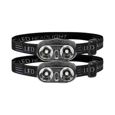 Imagem de Lanterna De Cabeça LED Recarregável Com Luz Forte, Portátil, USB, Sens