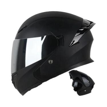 Imagem de Capacete De Motocicleta Unissex Com Proteção Total Para O Rosto, Uchoo