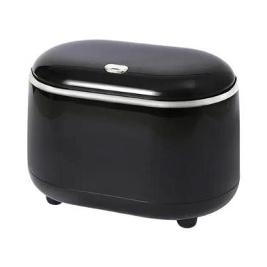 Imagem de Lixeira De Mesa Dupla Camada Luxo Leve Com Tampa De Pressão, Balde De 