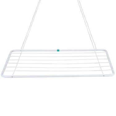 Imagem de Varal de Roupa Suspenso de Teto Para Apartamento 90cm Mor