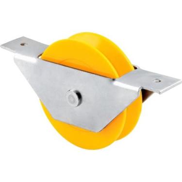 Imagem de Roldana Para Portão 2.1/2", Tipo V, em Nylon, Caixa Aberta, Vonder