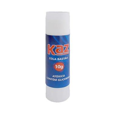 Imagem de Cola Bastao 10 Gramas Escolar Atoxica Lavavel Desliza Fácil - Kaz