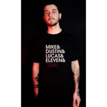 Imagem de CAMISETA ESTAMPADA MIKE DUSTIN LUCAS ELEVEN WILL SÉRIE STRANGER THINGS-Unissex