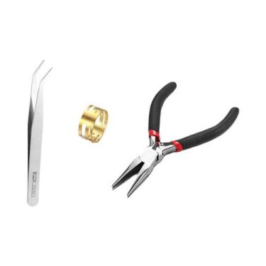 Imagem de Kit DIY Para Criação De Joias 210-400 Peças: Fechos Lagosta, Argolas, 