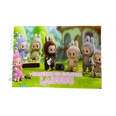 Imagem de Livro De Colorir La Bu Bu Infantil - Labubu