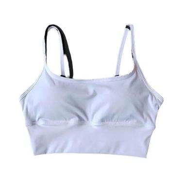 Imagem de Sutiã Esportivo Feminino Respirável E Antichoque, Top Cropped Sem Cost
