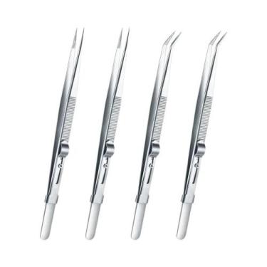 Imagem de Pinça De Joalheria De Aço Inoxidável De Alta Precisão Para Diamantes E