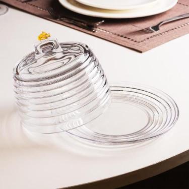 Imagem de Queijeira Lyor Little Bee 19cm x 13,5cm Cristal