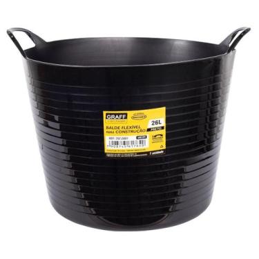 Imagem de Balde Maleável Flexível Para Construção 26L - Graff Vantage