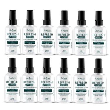 Imagem de Kit Atacado 12 Tônico Fortalecedor Capilar Refresh Express Anjore 150m