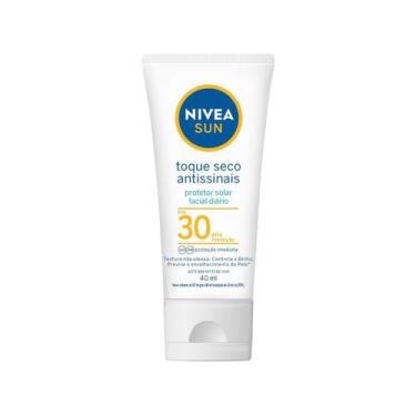 Imagem de Protetor Solar Facial Corporal Toque Seco Antissinais FPS 30 Nivea Sun