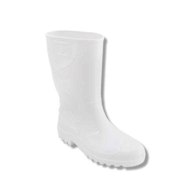 Imagem de Bota Branca Impermeável Nº38 Pvc Injetada Solado Antiderrapante 33cm - Innpro