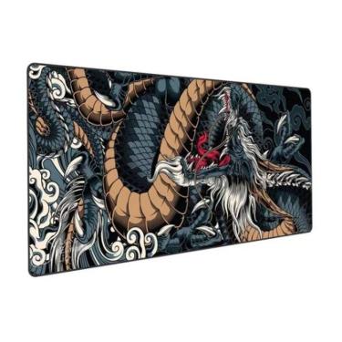 Imagem de Mouse Pad Exbom Dragão Azul Extra Grande 900x400x3mm