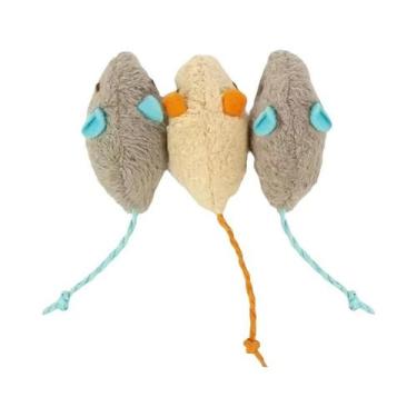 Imagem de Brinquedos Interativos De Pelúcia Para Gatos Em Formato De Rato, 3 Ou 