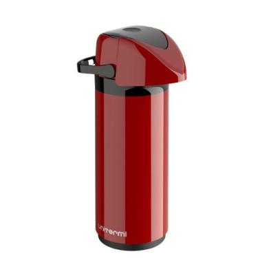 Imagem de Garrafa termica anti pingo cafe cha verona 1,8l unitermi, VERMELHO